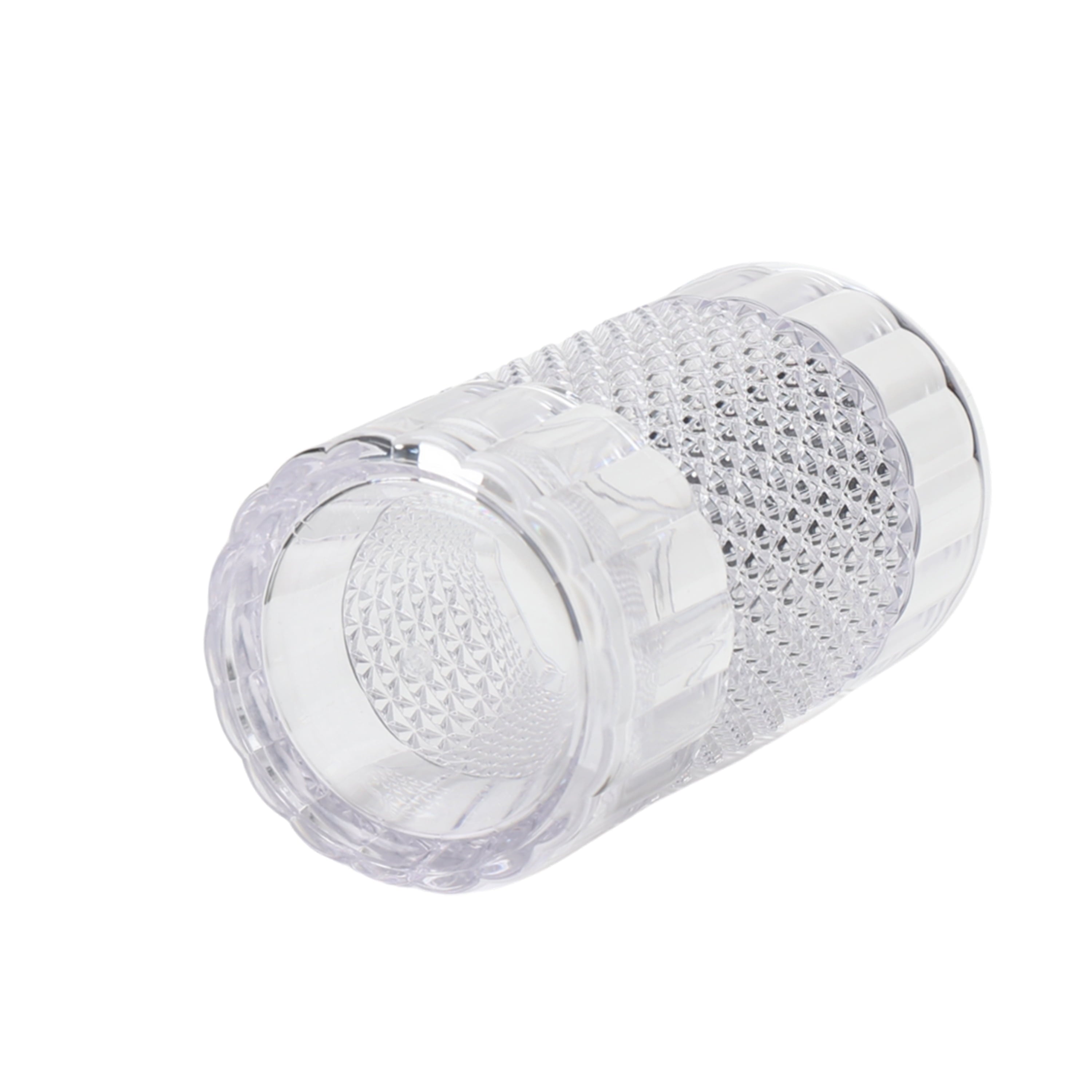 20 oz Clear Tall Acrylic Diamond Texture Tumbler - Image 6