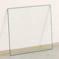 20"x20" Tempered Glass Table Top, 0.23" Thick Clear Replacement with 6 Anti-Slip Pads