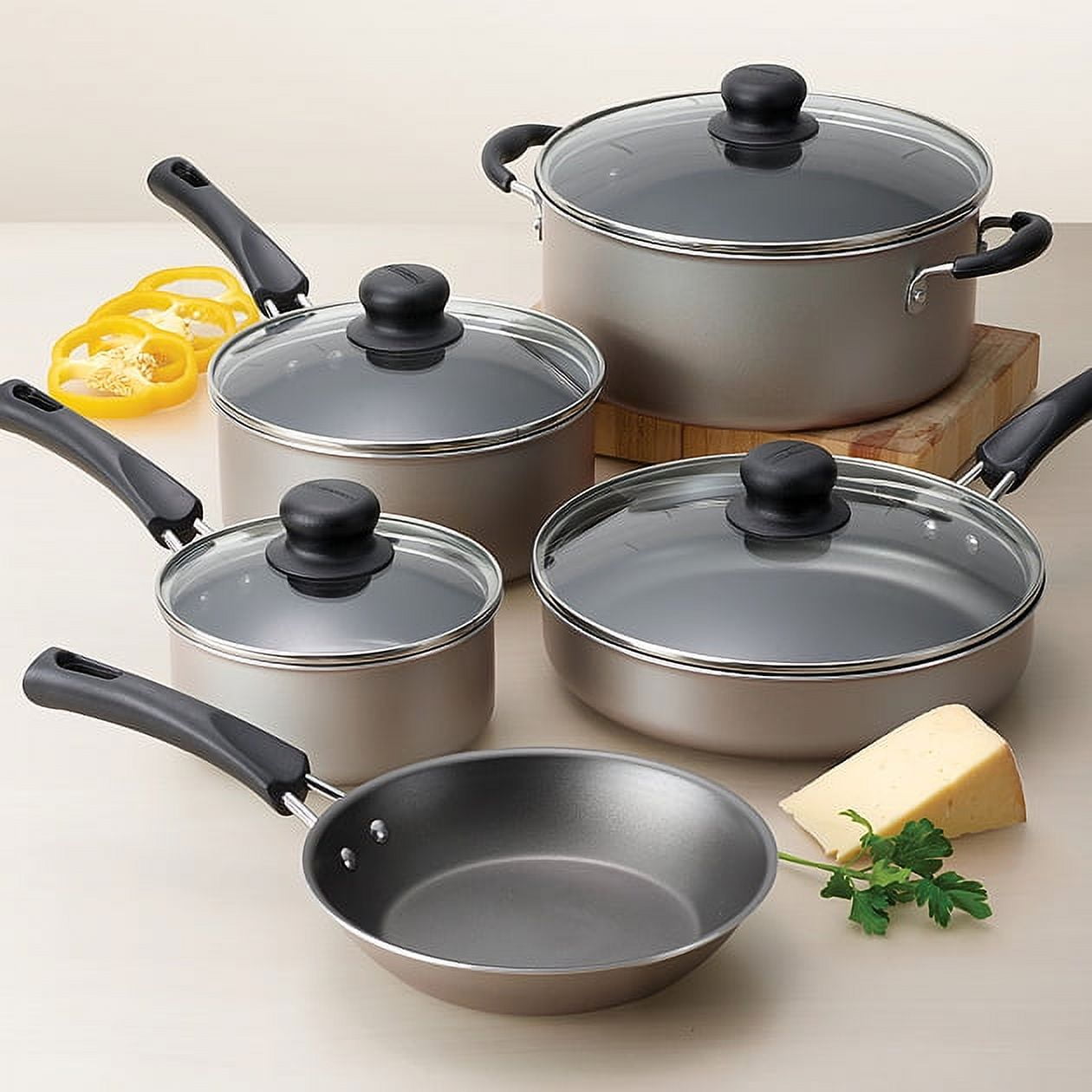 9-Piece Cookware Set, Champagne - Image 4