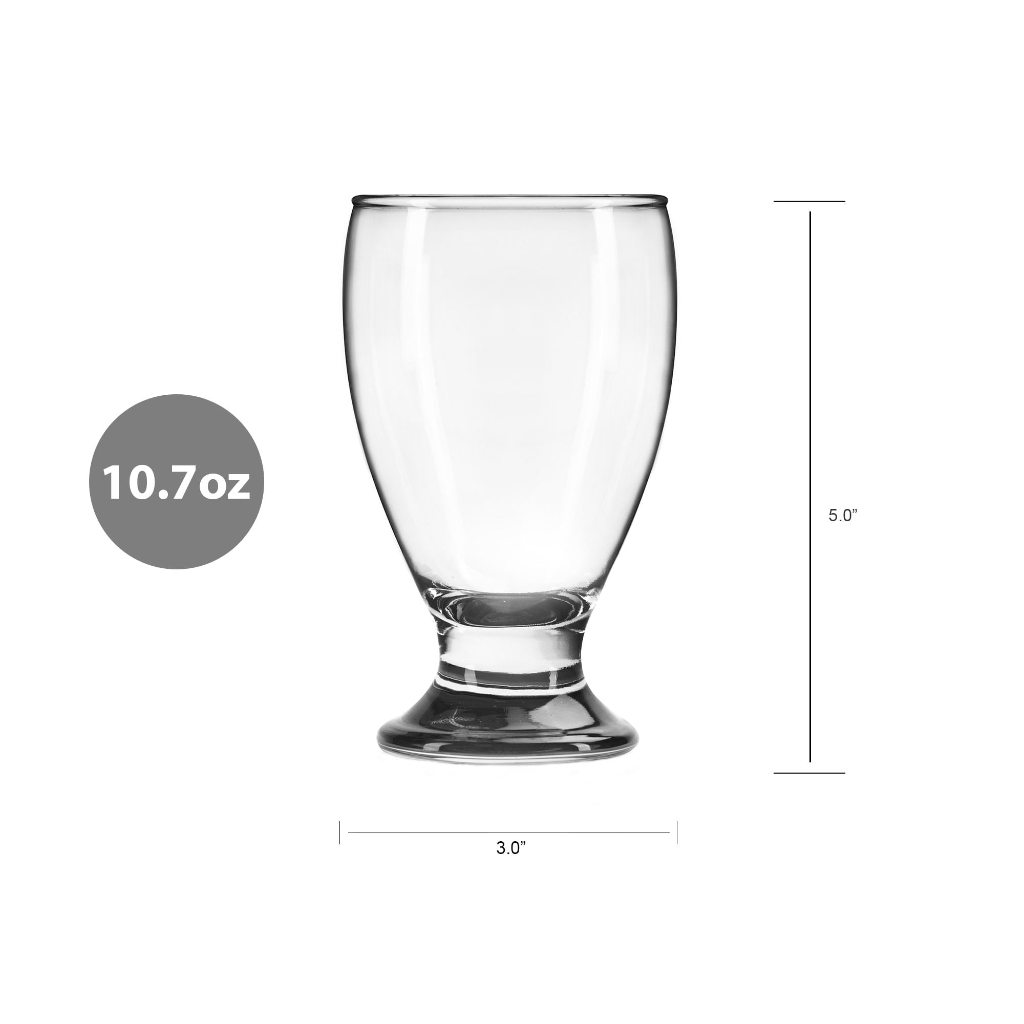 10.7 oz Goblet-Style Juice Glass