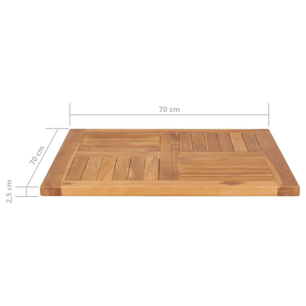 Solid Teak Wood Round 1" 35.4" - Image 6