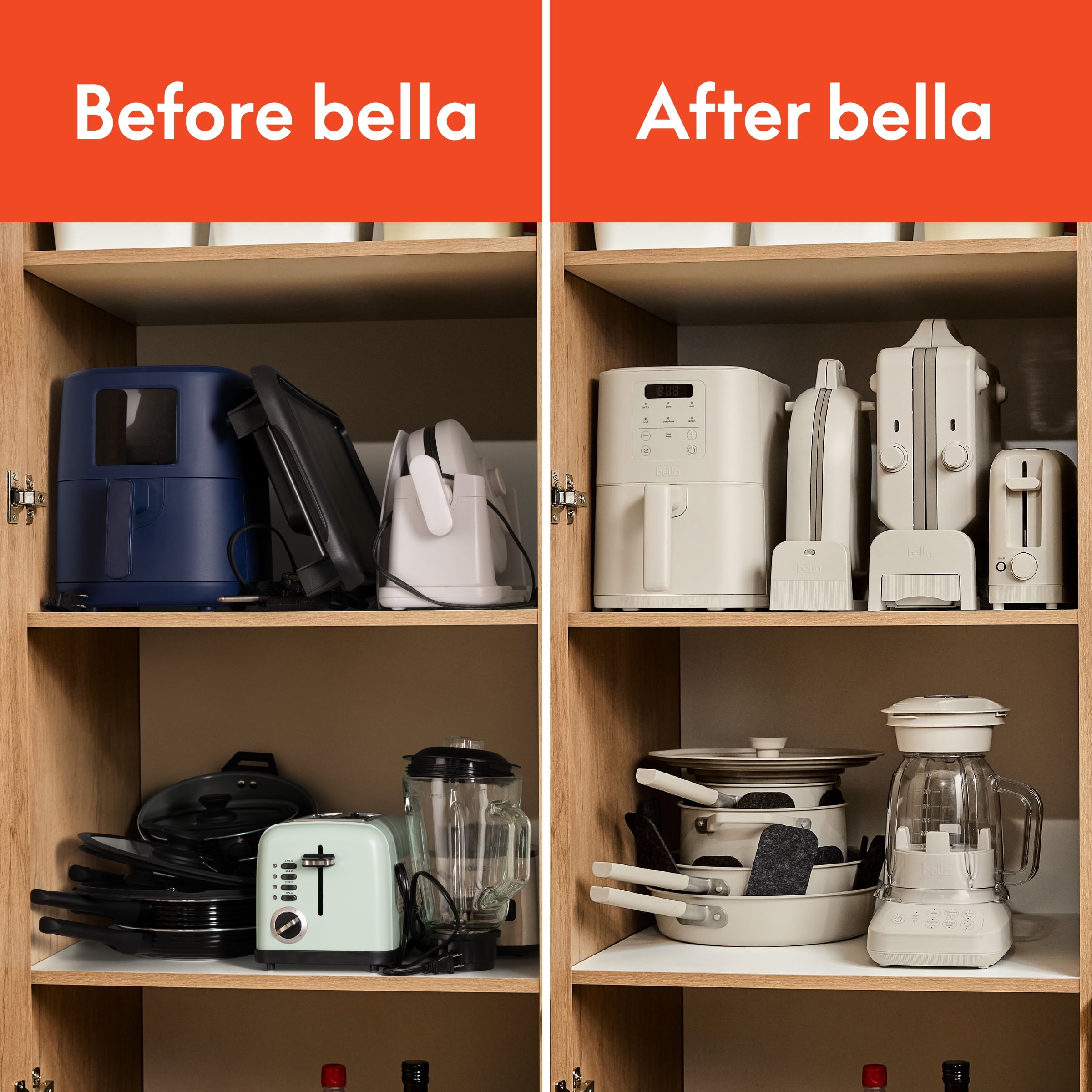 8-Piece Piece Ceramic Cookware Set with Removable Handles, Oatmilk