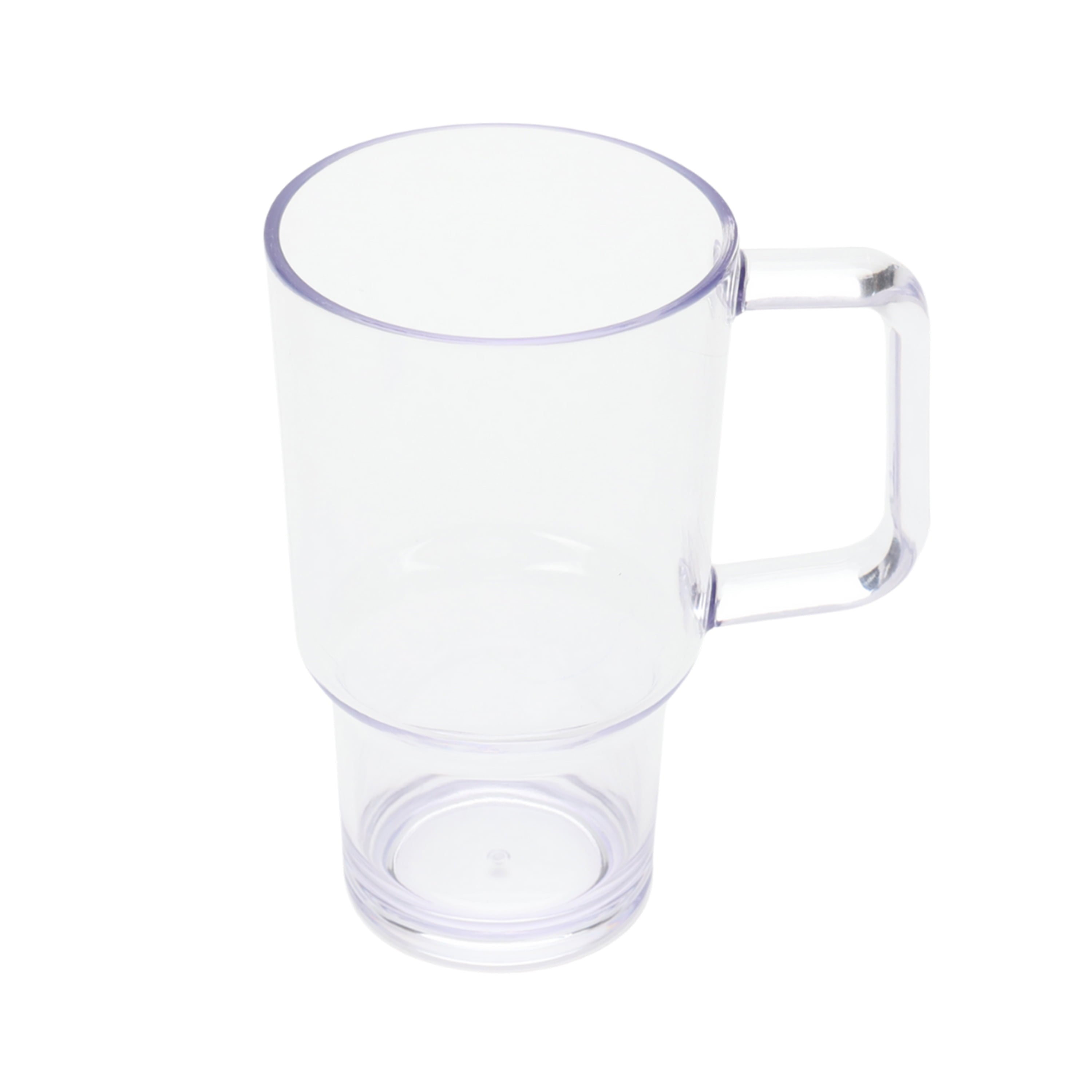 21-Ounce Acrylic Tumbler with Handle, Clear