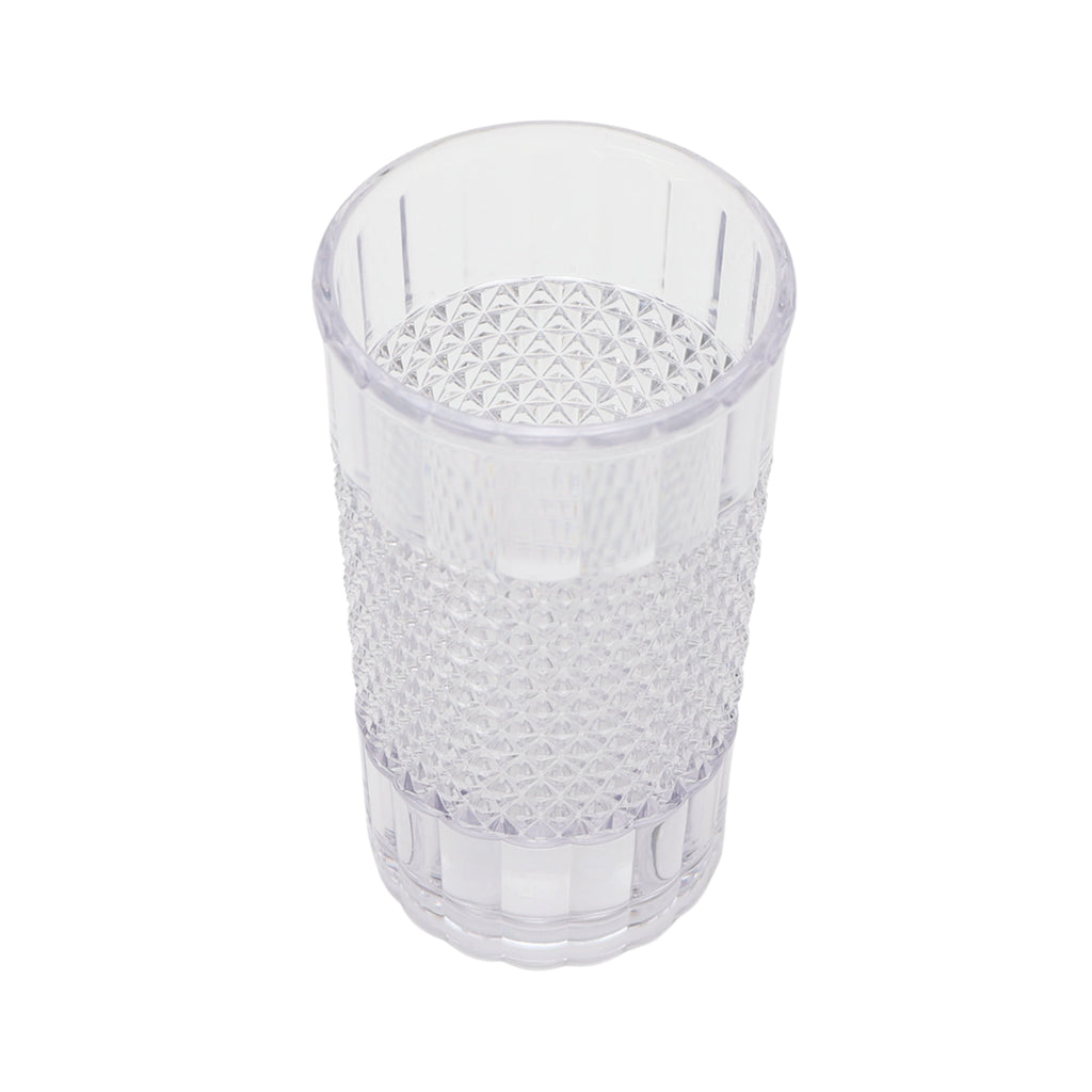 20 oz Clear Tall Acrylic Diamond Texture Tumbler - Image 5
