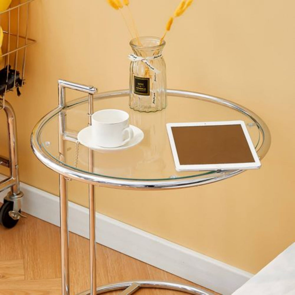 20" Clear Round Glass Table Top, 1/4" Thick Tempered Glass Tabletop with Pencil Polished Edge, Glass Circle Table Top... - Image 3