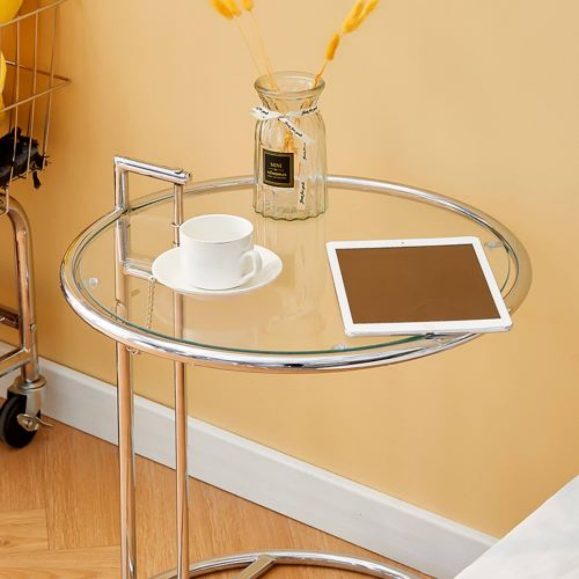 20" Clear Round Glass Table Top, 1/4" Thick Tempered Glass Tabletop with Pencil Polished Edge, Glass Circle Table Top... - Image 3
