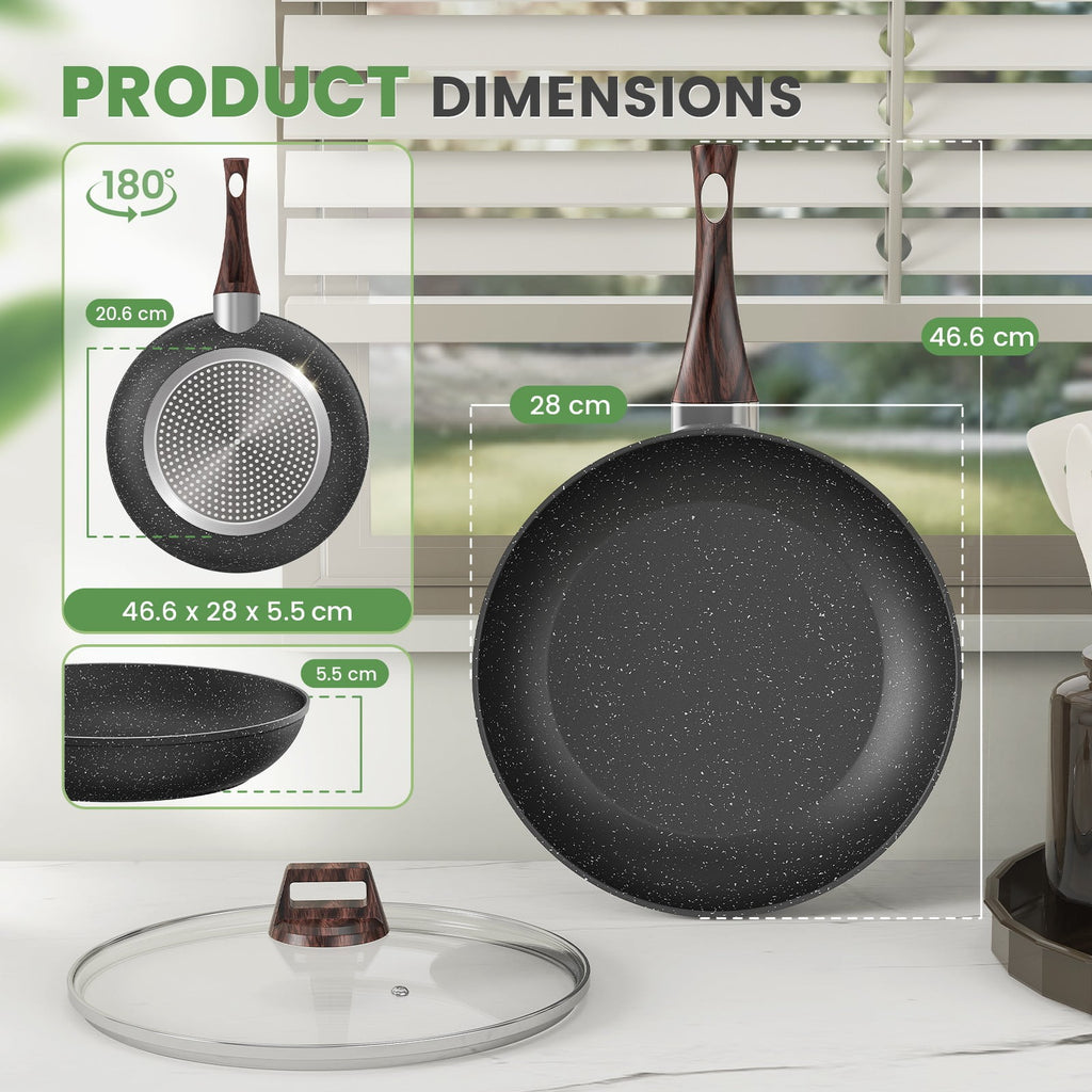 4 Piece Detachable Handle Inorganic Silicon Coating Cookware Set,Pot Pan Set