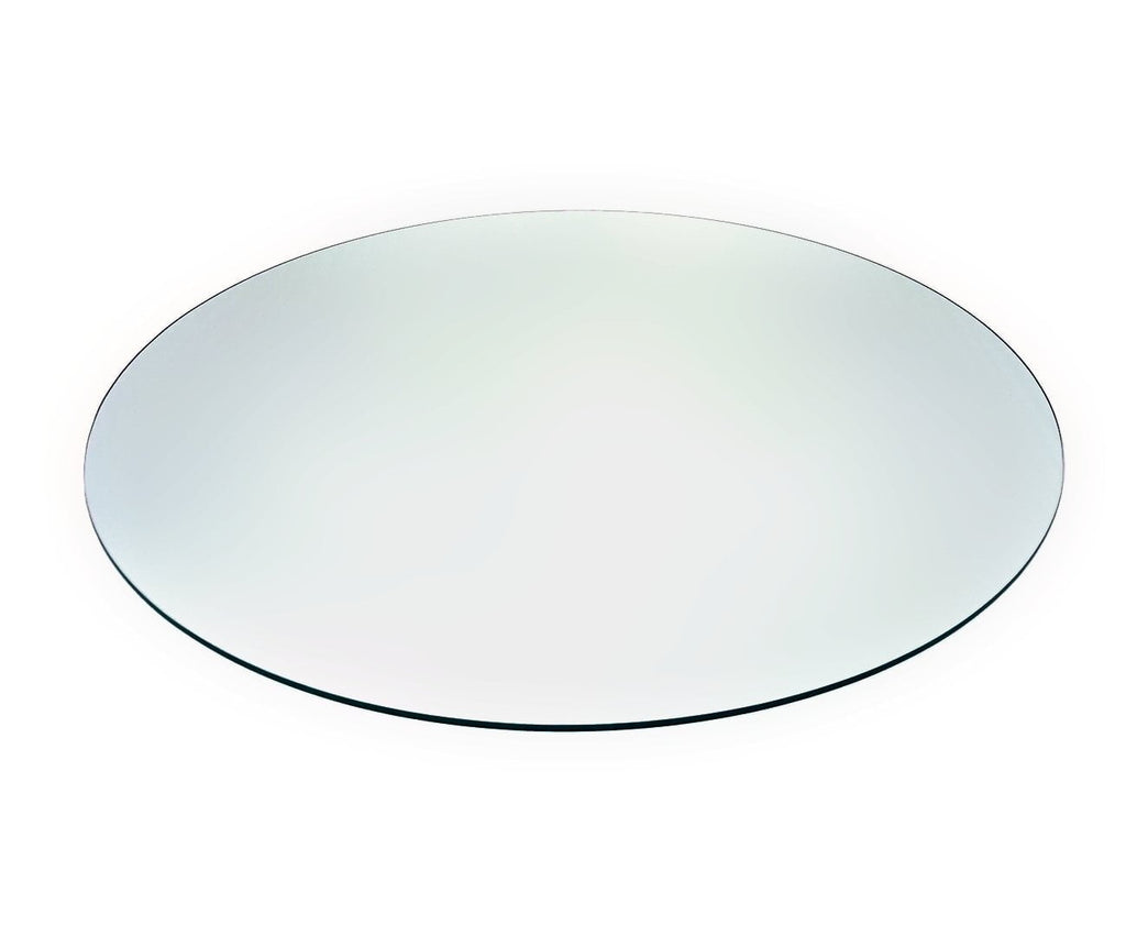 48" Tempered Glass Table Top with Rounded Edge 5/16" Thick