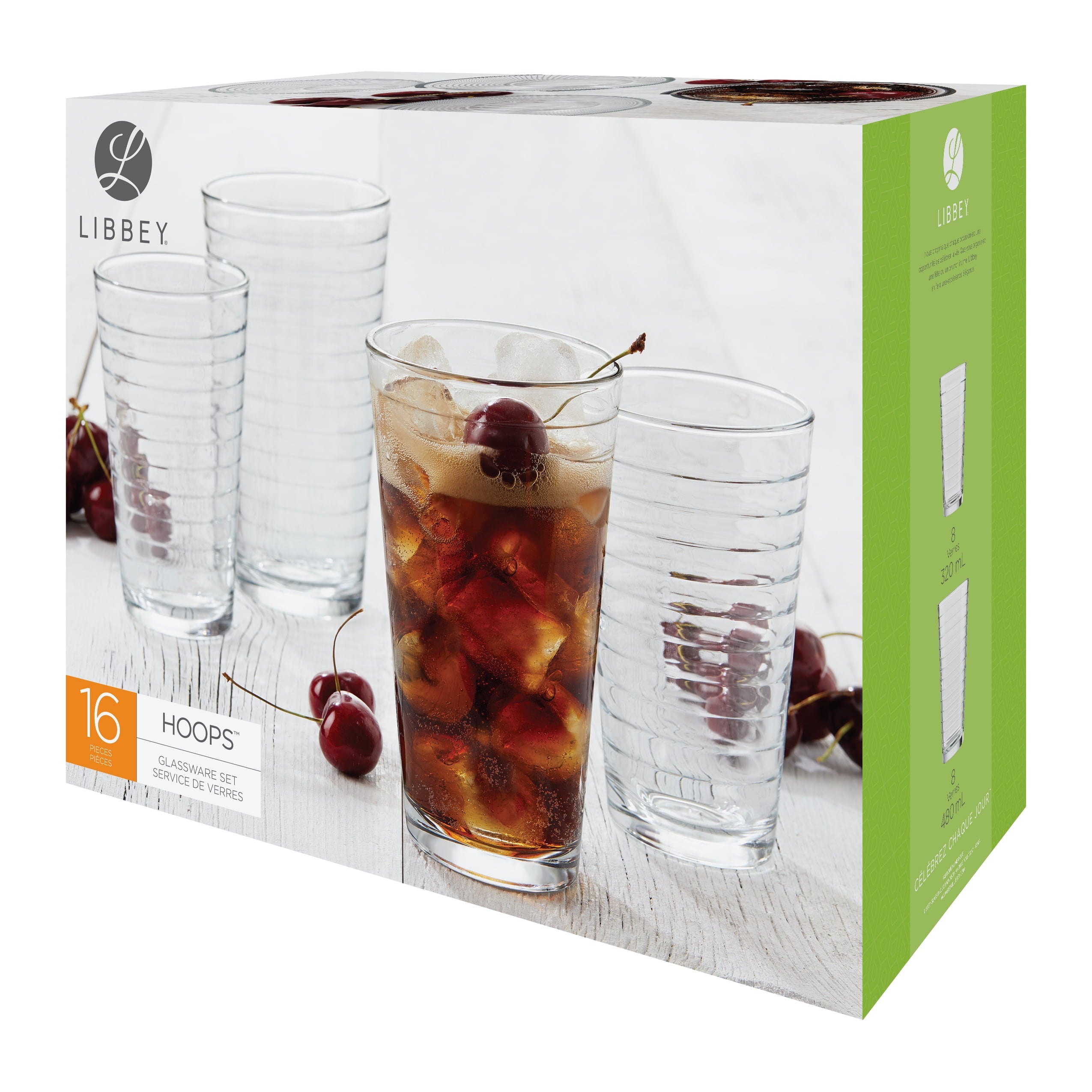 Hoops 16-Piece Drinkware Set