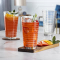 Glass Drinkware Set, 16.2 oz, 8-Piece