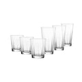 Luciana Clear Glass Drinkware, Set of 12