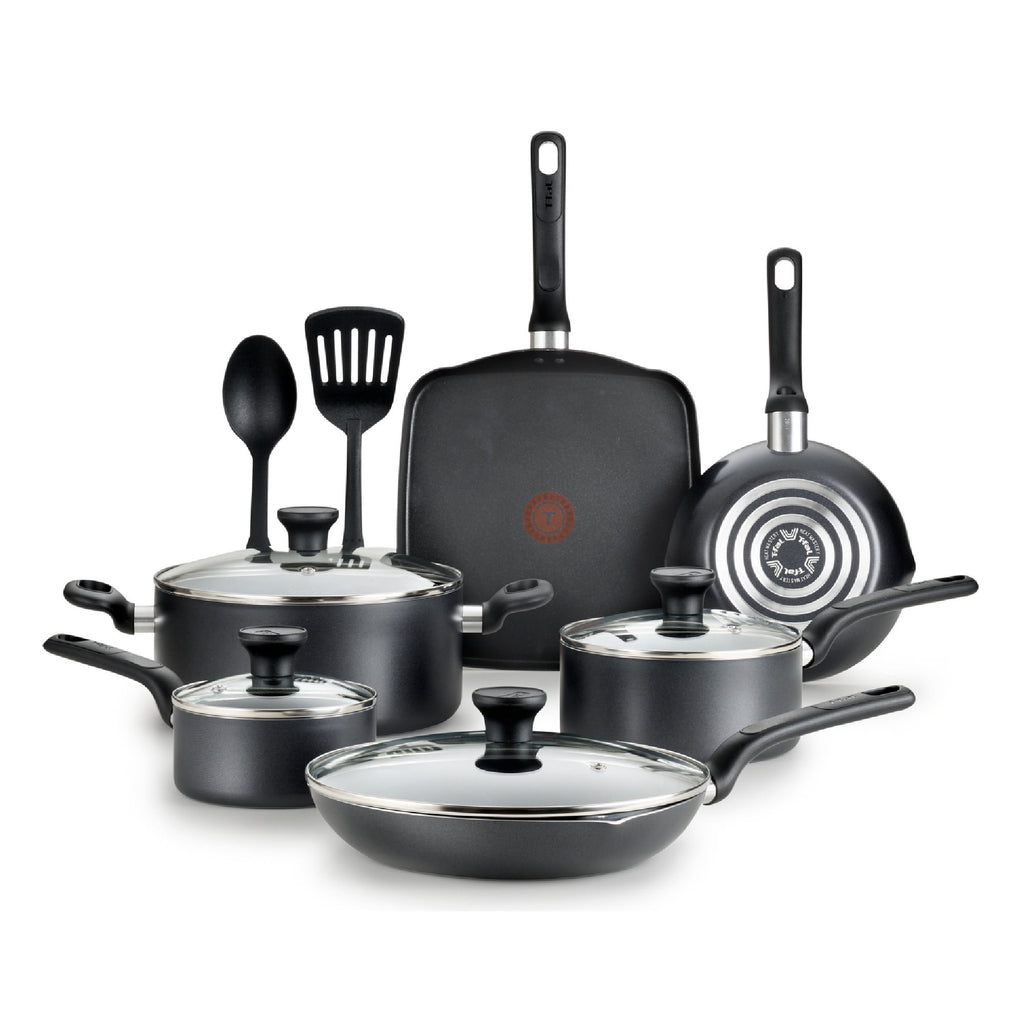 Nonstick Cookware, 12 piece Set, Grey