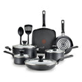 Nonstick Cookware, 12 piece Set, Grey