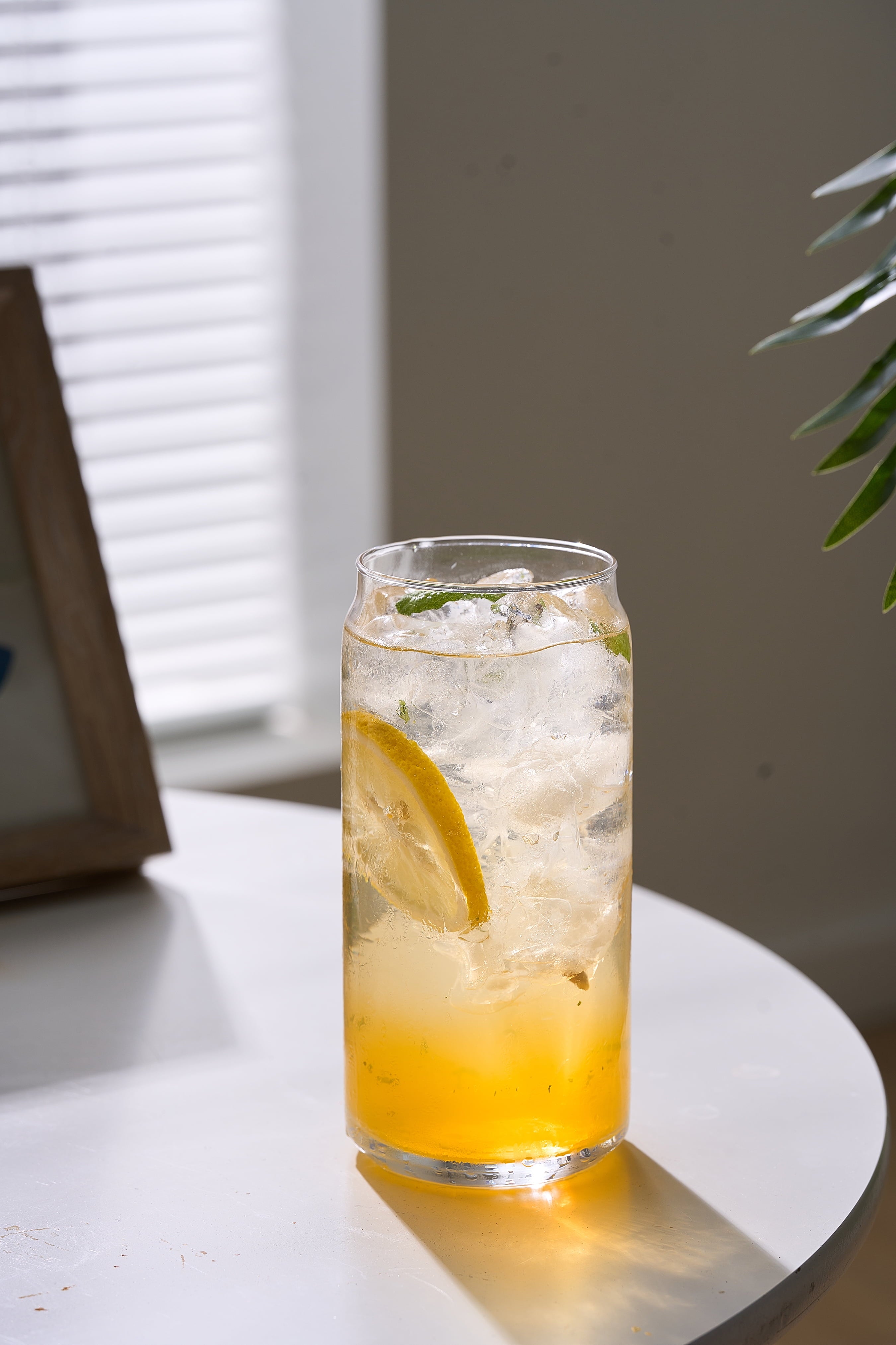 Glass 20oz Clear Drinkware Glass Can Shaped - Image 4