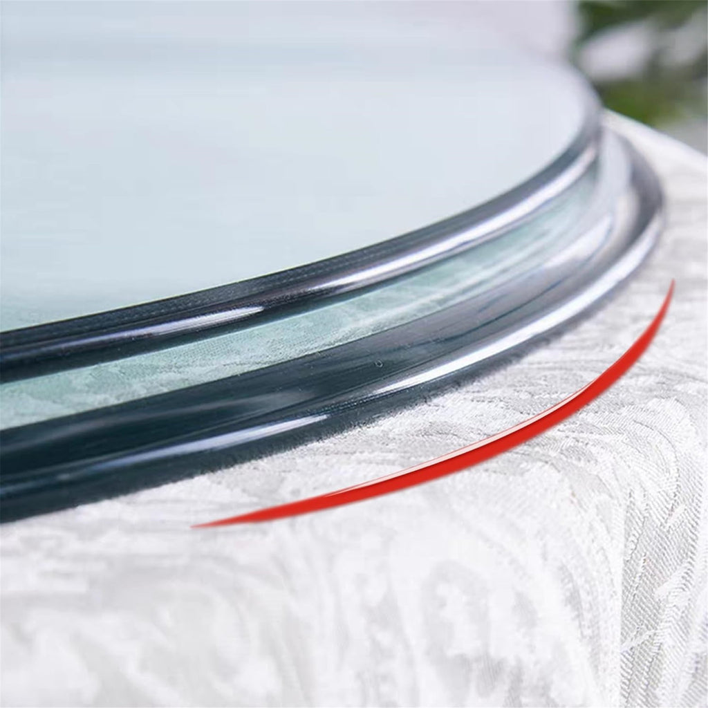 Glass Table Top 20 Inch Round Clear 0.24 Inch Thick for Dining Coffee Table - Image 3
