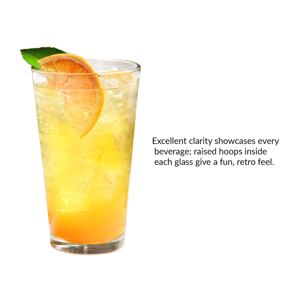 Glass Drinkware Set, 16.2 oz, 8-Piece - Image 4