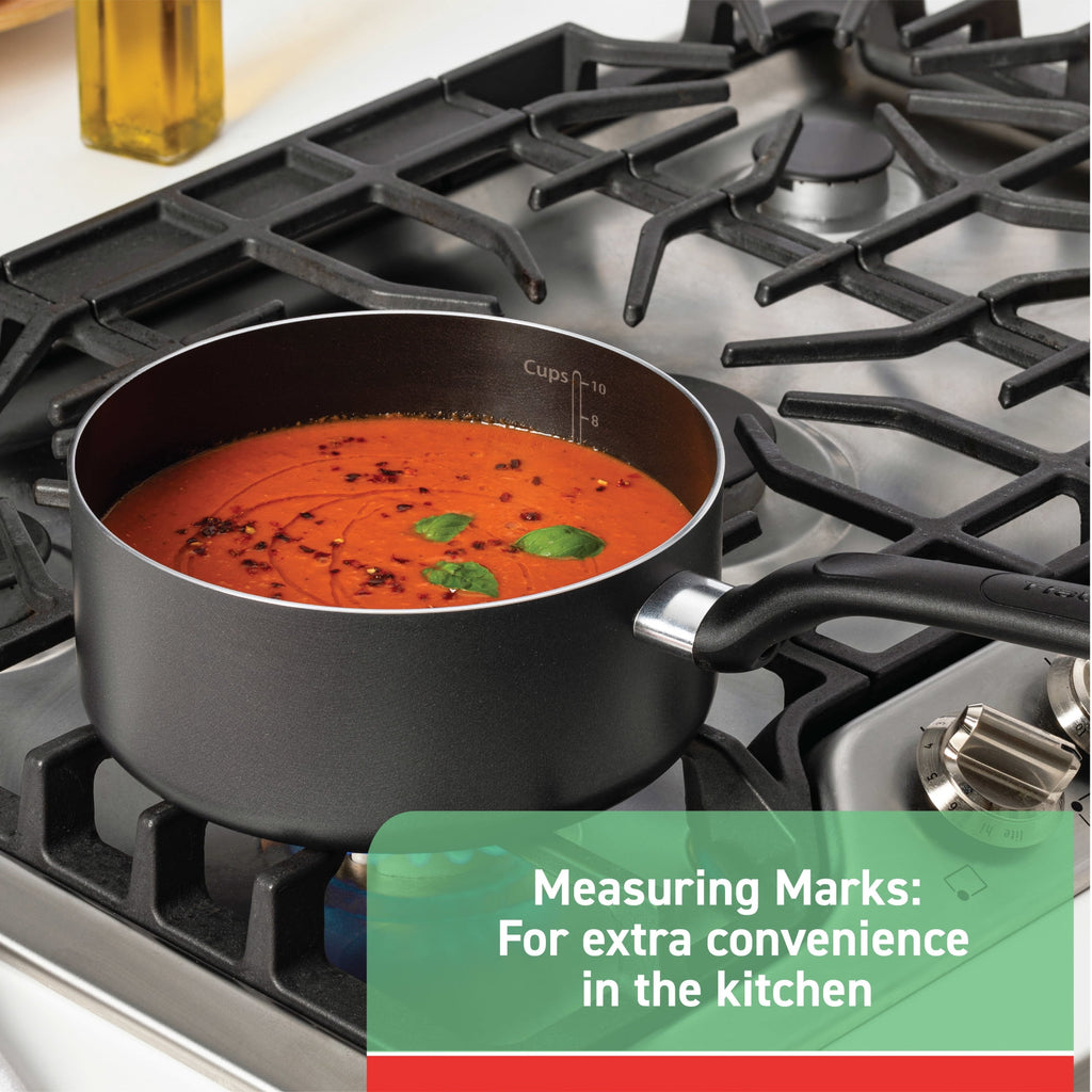 Nonstick Cookware, 12 piece Set, Grey - Image 6